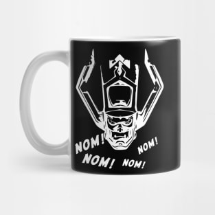 NOM NOM NOM White! Mug